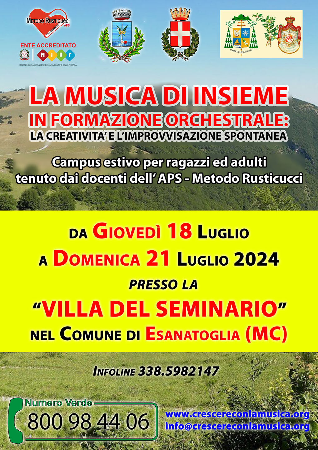 La musica di insieme in formazione orchestrale 2024