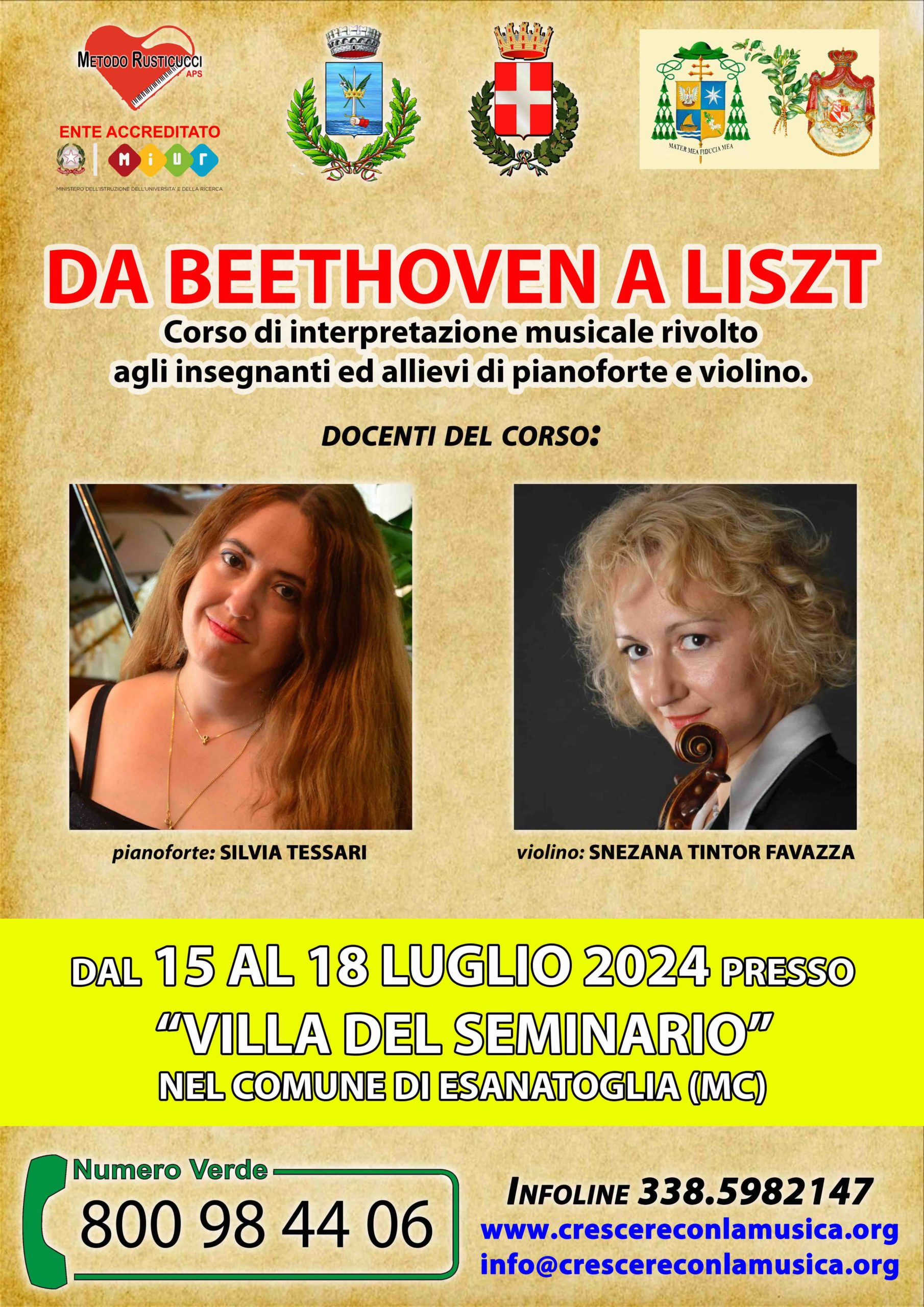 Da Beethoven a Liszt: corso di interpretazione musicale